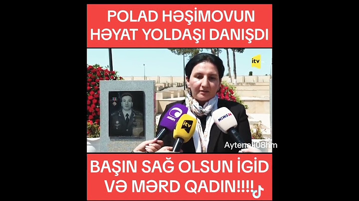 Bu gün General Polad Həşimovun şəhid olduğu gündür!