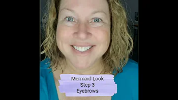 Mermaid Look Step 3 - Eyebrows