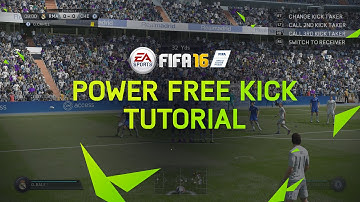 FIFA 16 Tutorial - How To Score Power Free Kicks