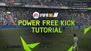 FIFA 16 Tutorial - How To Score Power Free Kicks screenshot 5