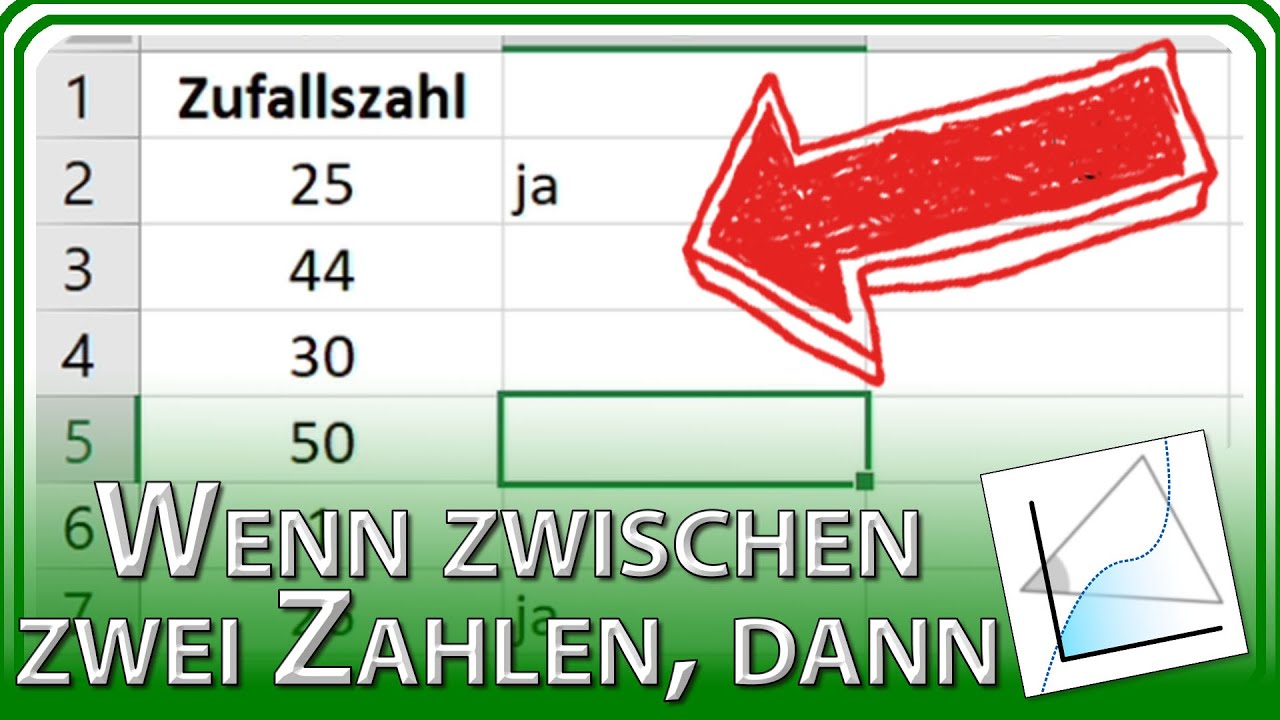 Update WENN Zahl zwischen zwei Zahlen ist, DANN ... (Zahlenbereich) - Excel Grundlagen Tutorial \u0026 Anleitung