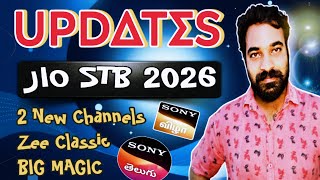 😱😱JIO STB UPDATE 2026 New Channels✅️ &amp; 2 Hindi Movies Channels🔥🔥 || LIVE Aajaao🎊