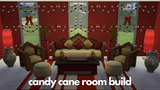 Candy Cane Room | Simsmas Day 20 | The Sims 4