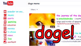 THE YOUTUBE DOGE EASTER EGG!