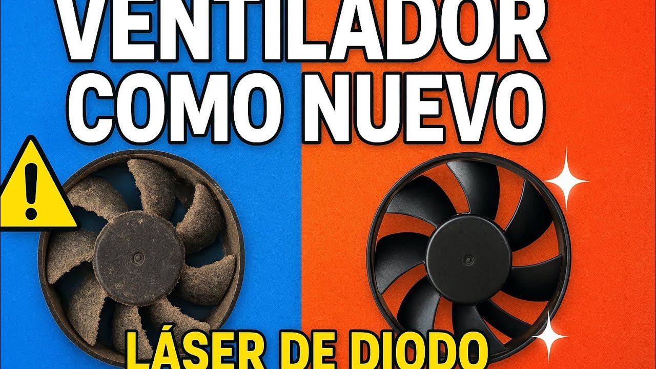 Como limpiar el ventilador de tu láser de diodo en minutos
