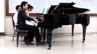 Richard Strauss - The Blue Danube Piano Duo By Siavash Nazerfasihi & Swathi Sivadas