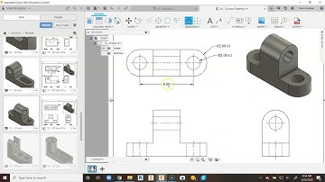 Autodesk Fusion Tutorial – Technical Drawing Creation - 20 Isos Project – Dimensioned Drawing #12