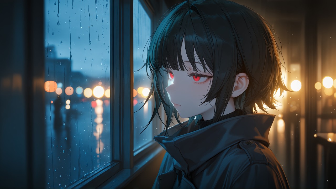 【作業用BGM】雨の夜の窓辺｜一人の静かな時間【ピアノ】