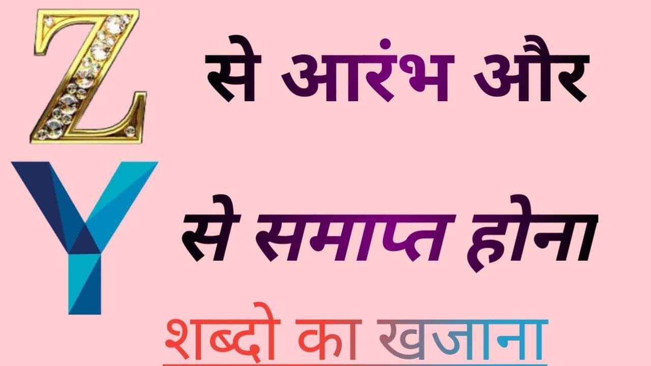 Z to y meaning English to Hindi words meaning Z to y start with Z