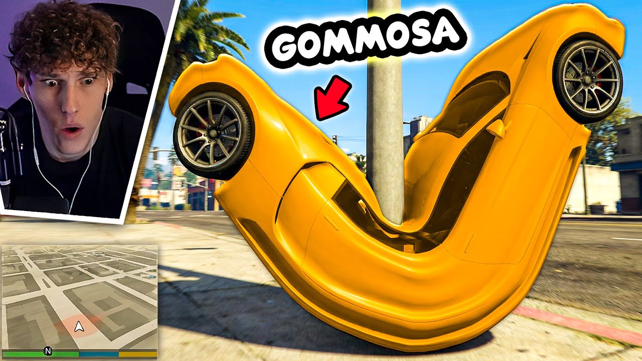 GTA 5 but ALL VEHICLES ARE RUBBER⁶