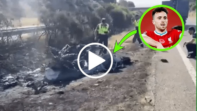Shocking Footage of Diogo Jota's Car Crash - YouTube