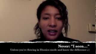 Ebonics To English Translator: Not \ Ebonics To English Translator: Not \