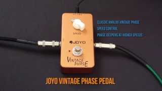Video thumbnail of "Joyo Vintage Phase / Phaser JF-06 Pedal Review Demo"