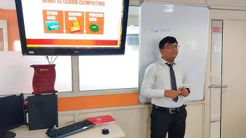 A short Introduction on Cloud Computing by Manan Badala. || Jetking Maninagar