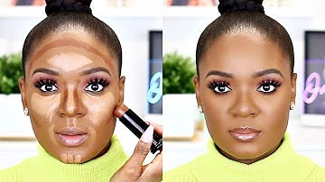 EASY BEGINNER CONTOUR & HIGHLIGHT (TALK THROUGH TUTORIAL) | OMABELLETV