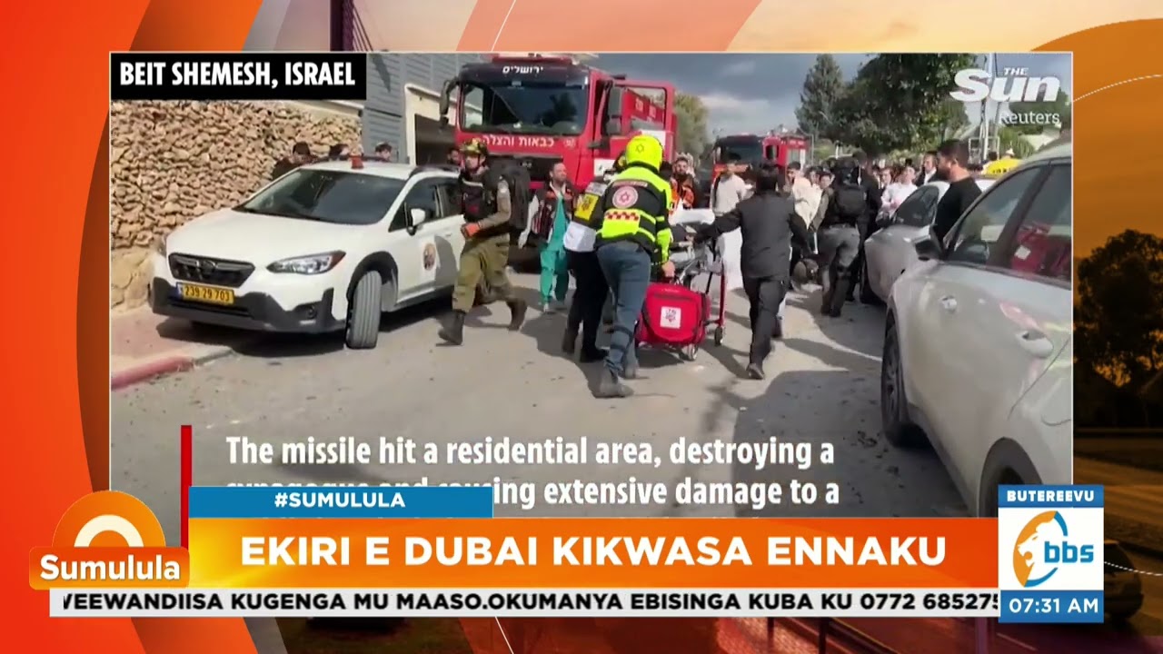 Bannayuganda Abali mu Buwalabbu Bali mu Maziga , Iran Etandise Okukasuka Bbomu mu Bitundu Ebimu