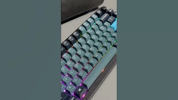 my first fully customisable keyboard! Keychron Q1 Pro #keychron #customkeyboard  #soundtest #thocc