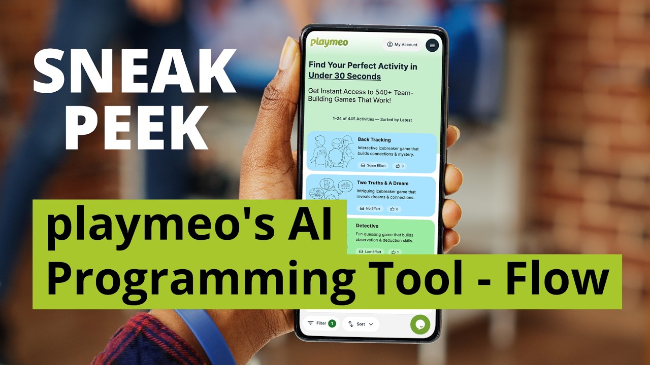 Sneak Peek - Plan Any GROUP ACTIVITY in Seconds with playmeo's New AI
