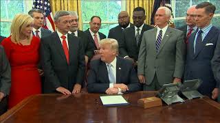 Trump signs proclamation for day of prayer