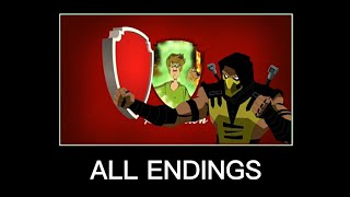 Ultra Instinct Shaggy Mortal Kombat Legends Trailer All Endings