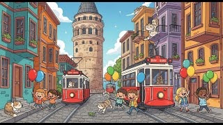 İstanbul Şarkısı 🎵 Çocuklar İçin Türkiye’yi Tanıyalım Boğazın Işıltılı Şarkısı