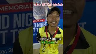 Man of the Match interview | Donebi S Sangma | Dynamic | PASangma Memorial Day Night Cricket Tura