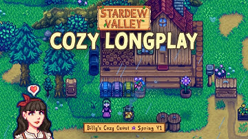 Stardew Valley 1.6 Longplay 🐣 Spring Y1 | Starting a New Meadowlands Farm! ★ No Mods, No Commentary