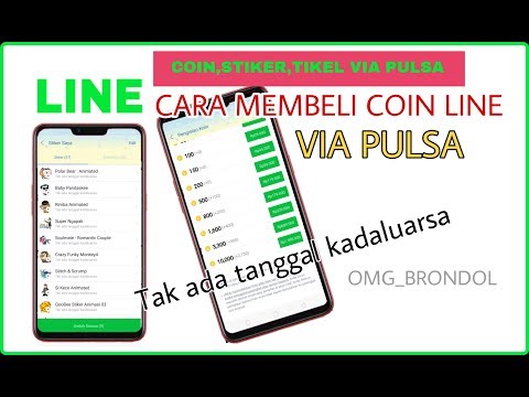 Cara membeli koin line menggunakan pulsa telkomsel. 