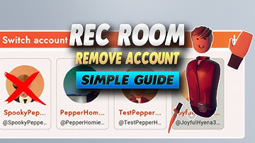 Rec Room How To Remove Account From Login Page - Simple Guide