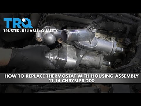 How to Replace Thermostat with Housing Assembly 11-13 Chrysler 200