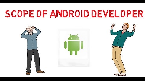 Scope of Android Developer and skills required to be Android Developer