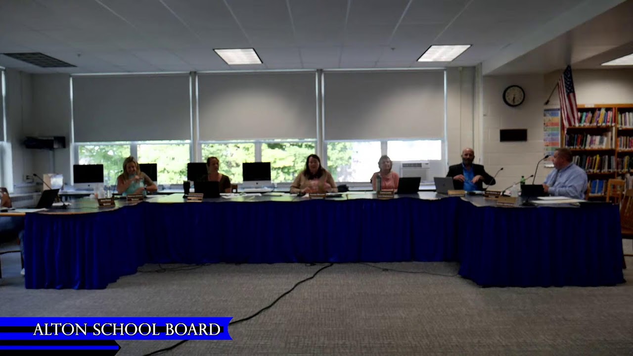 Alton Central School Board Meeting 8/9/2021 YouTube