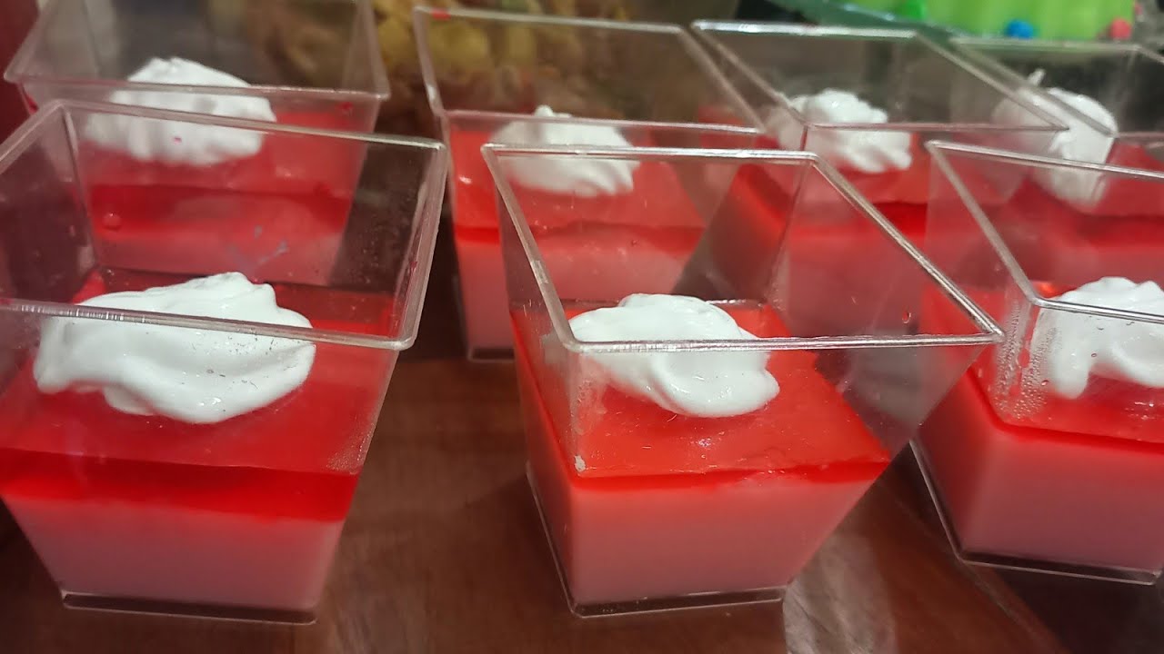 Quick Dessert cup no Gelatin no agar agar n taste is too good YouTube