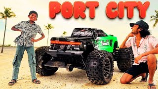 Peace Walk🇱🇰 බලලා Monster Truck එක පදින්න Port City ගියා😊 | Port city Sri Lanka 