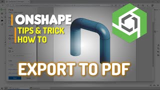 Onshape How To Export To PDF