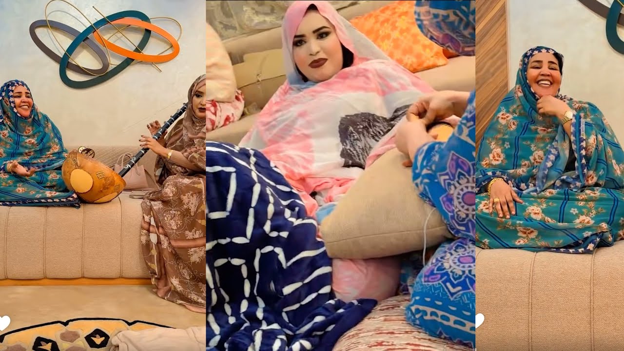 هول نانة منت شيخ احمد على شرف حنة كرمي منت سيداتي سهرة زينة حتى بطرب