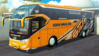 MOD BUSSID BUS SR2 XHD S-SERIES SCANIA CVT ALDOVADEWA || FULL ANIMASI