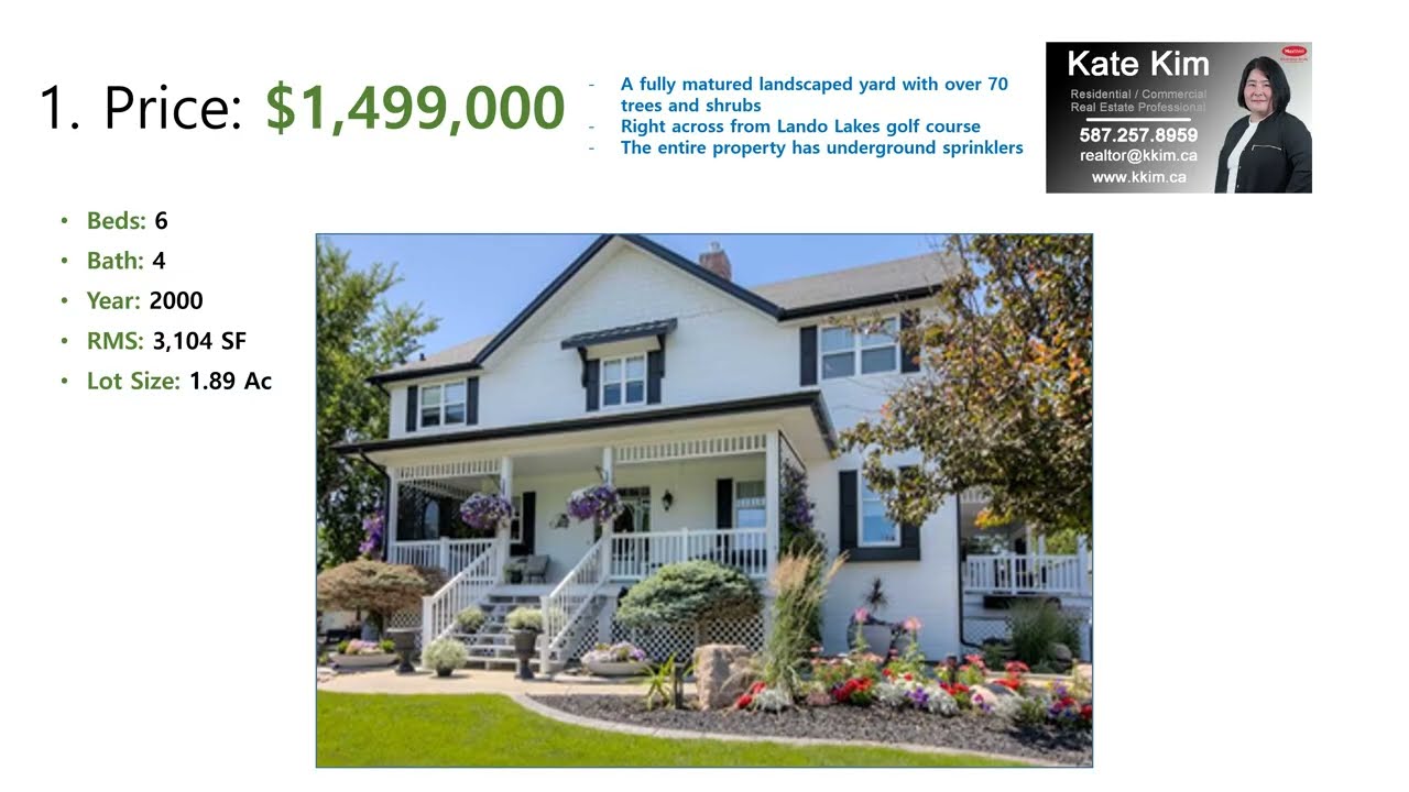 Top Million Dollar Listing in Coaldale, Alberta — Just 15 Minutes from Lethbridge - Realtor Kate Kim