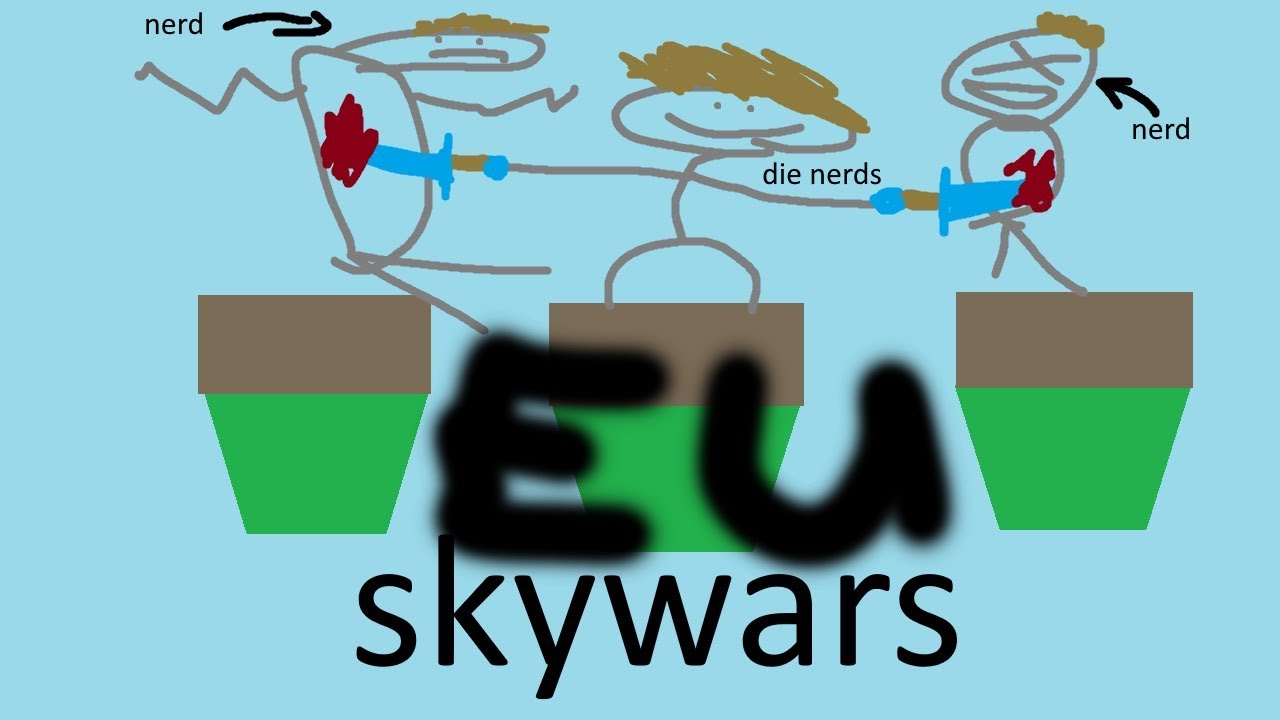 minecraft skywars but EU