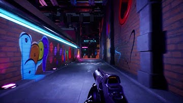 Unreal 4 Alley Cyberpunk Level - WIP