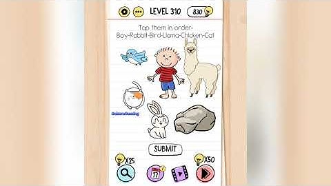 Brain Test Level 310 Tap them in order