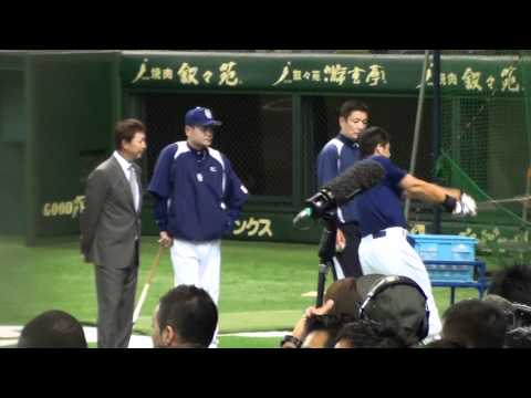 20111014@東京ドーム、森野ティー打撃に立浪指導.m2ts