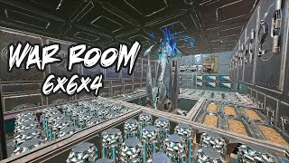 War room 6x6x4 | Triple vaults | How to build | Tek building tutorial | ARK Survival Evolved