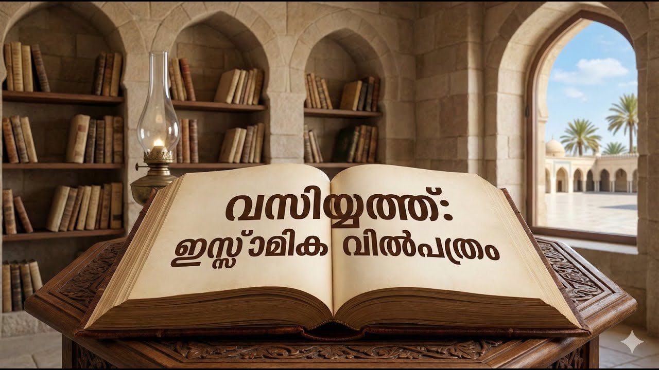 വസിയത്ത്  ഇസ്ലാമിക വിൽപത്രം  Wasiyyah in Islam | Rules of Islamic Will | 1/3rd Rule