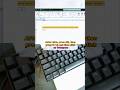 Excel short tricks | #computer #windows #excel #tricks #keyboard