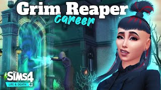 The Sims 4 Life & Death: Grim Reaper Career | New job Ep 1 | Speedrunning the Grim Reaper career Guide