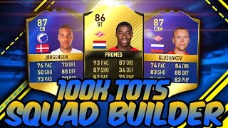 100K TOTS SQUAD BUILDER FOR TOTS RUDY! - FIFA 17 ULTIMATE TEAM