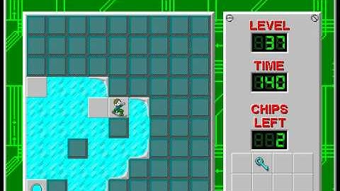 CCLP3 level 37 solution - 135 seconds