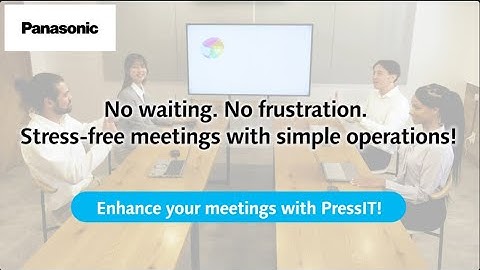 Enhance your meetings with "PressIT"!