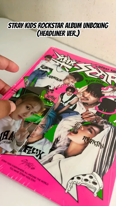 Stray Kids Rockstar album unboxing - Headliner ver. #straykids